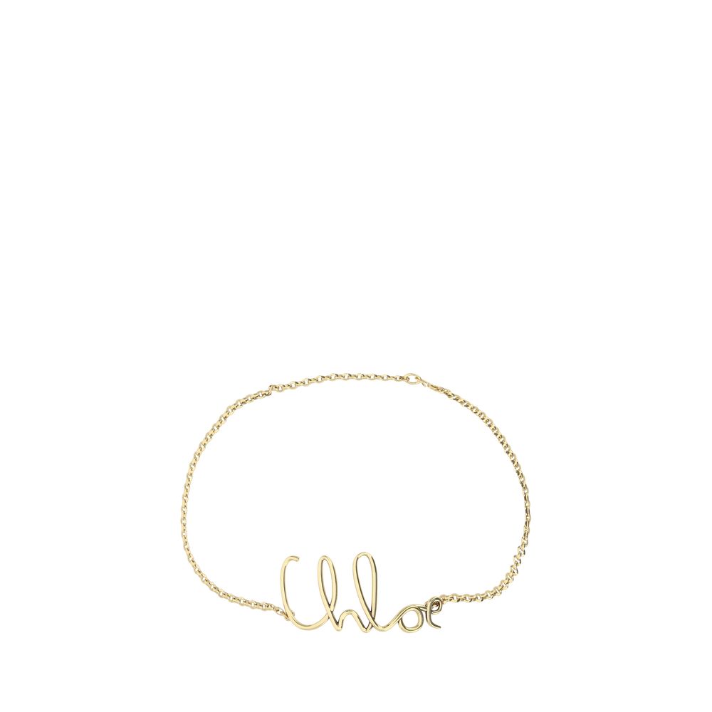Chloé Gold Brass Thin Belt Chloé