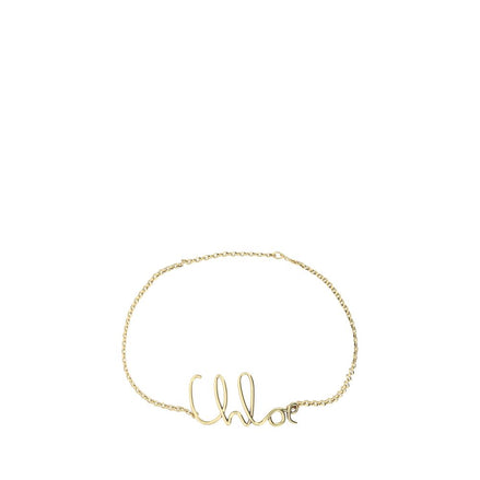 Chloé Gold Brass Thin Belt Chloé