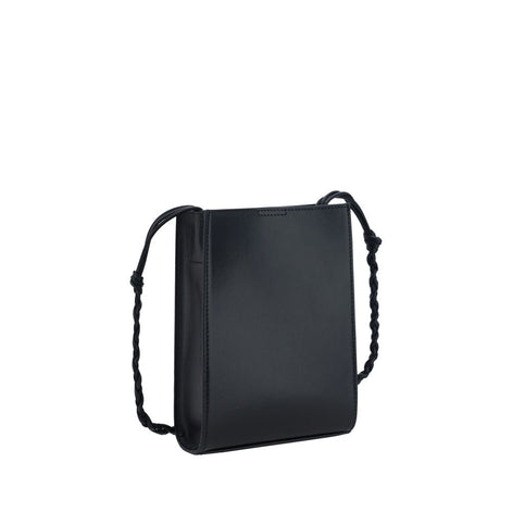 Jil Sander Black Calf Leather Bos Taurus Shoulder Bag Jil Sander