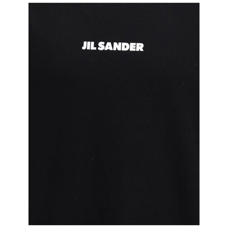 Jil Sander Black Cotton T-Shirt