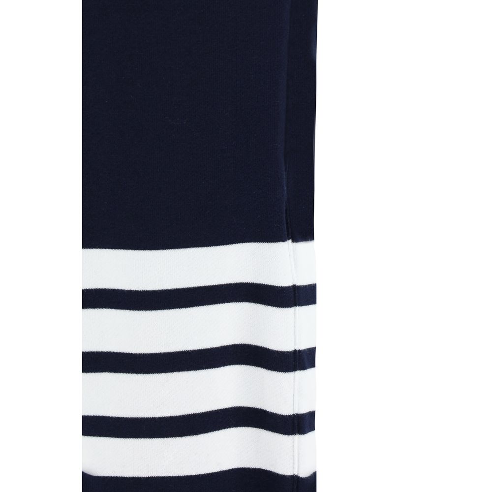 Thom Browne Blue Cotton Casual Pants Thom Browne