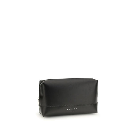 Marni Black Calf Leather Bos Taurus Shoulder Bag Marni