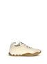 Miu Miu Cream Recycled Polyamide Athletic Sneakers Miu Miu