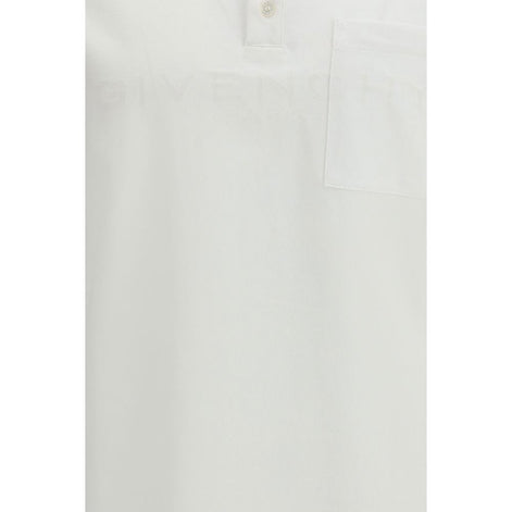 Givenchy White Cotton Polo Shirt Givenchy