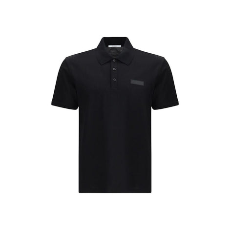 Givenchy Black Cotton Polo Shirt Givenchy
