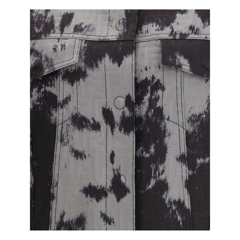 Fendi Black Cotton Denim Jacket Fendi