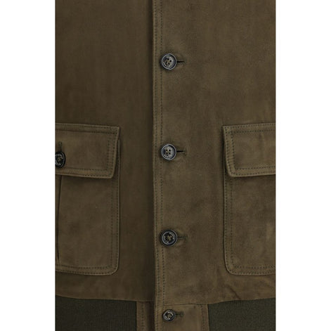 Valstar Brown Calf Leather Bos Taurus Bomber Valstar