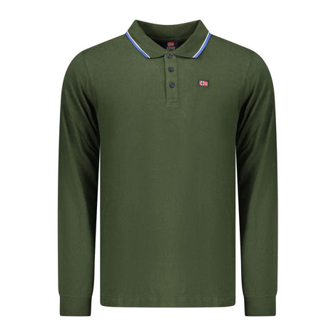 Norway 1963 Green Cotton Men Polo Shirt Norway 1963