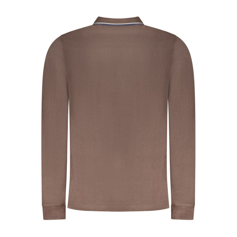 Norway 1963 Brown Cotton Men Polo Shirt Norway 1963