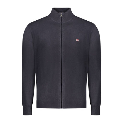 Norway 1963 Blue Polyester Men Cardigan Norway 1963