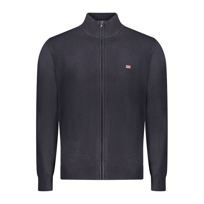 Norway 1963 Blue Polyester Men Cardigan Norway 1963