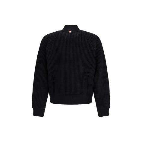 Thom Browne Black Wool Bomber Thom Browne