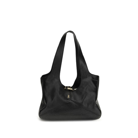 Chloé Black Calf Leather Bos Taurus Shoulder Bag Chloé