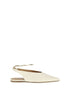 Jil Sander Cream Goatskin Ballet Flats Jil Sander