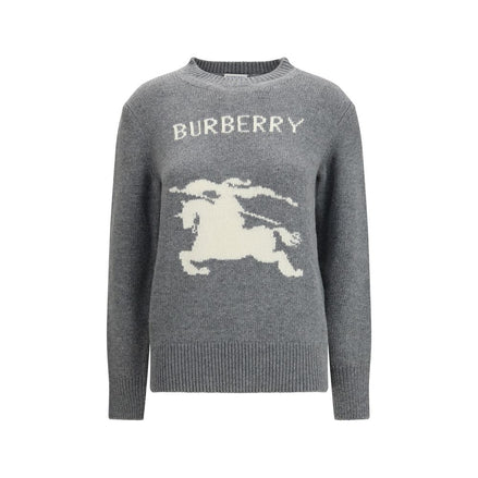 Burberry Gray Wool Sweatshirt Burberry