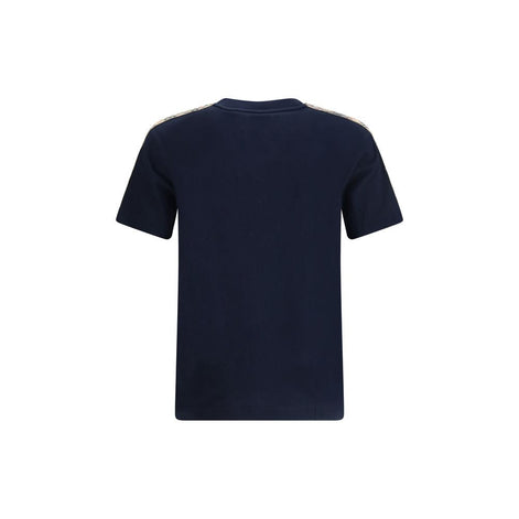 Burberry Blue Cotton T-Shirt Burberry