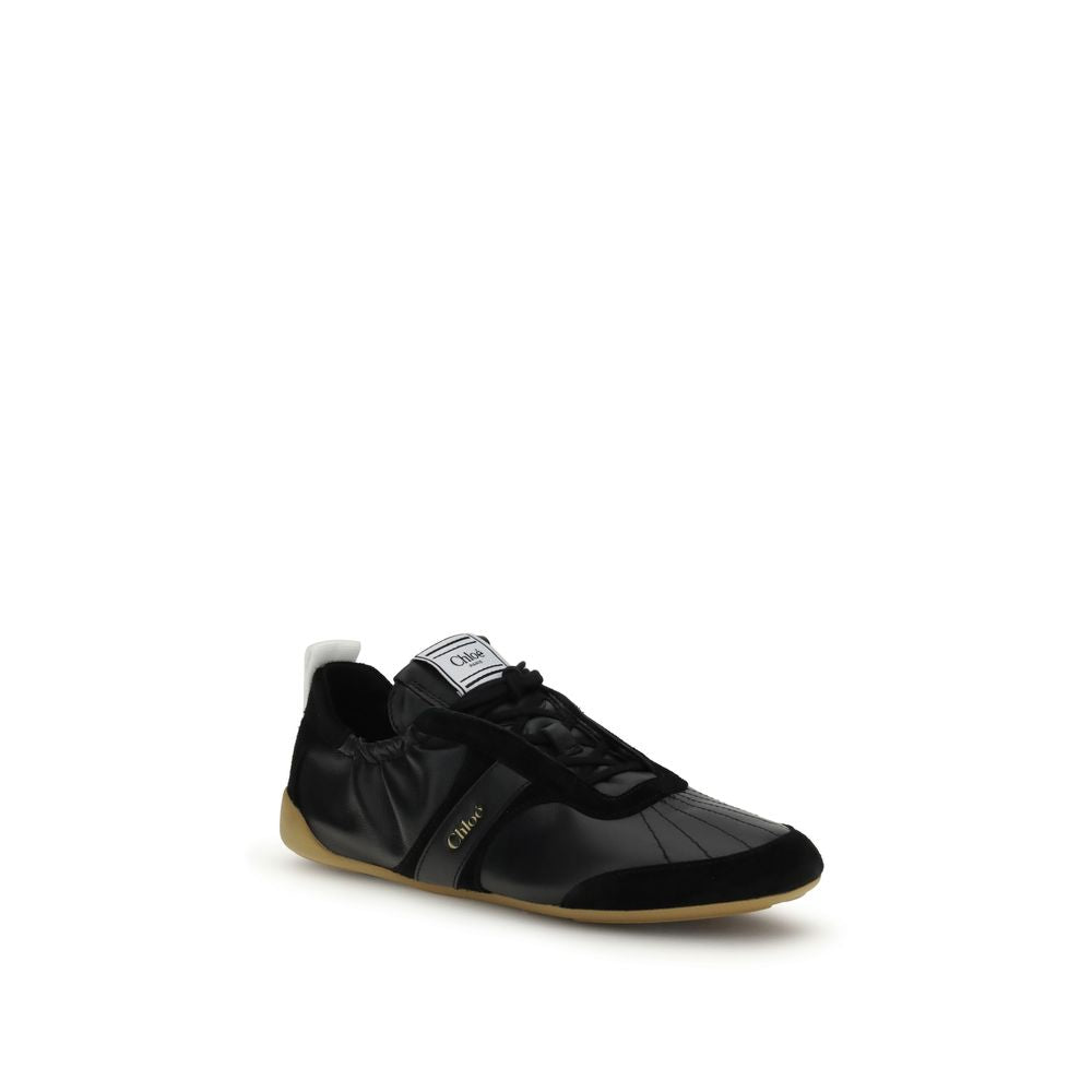 Chloé Black Goatskin Athletic Sneakers Chloé