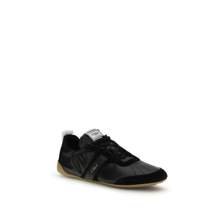 Chloé Black Goatskin Athletic Sneakers Chloé