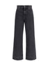 Chloé Black Cotton High-Waisted Jean Chloé