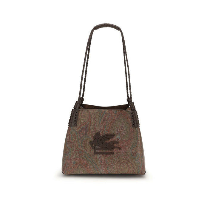 Etro Brown Pvc Shoulder Bag Etro