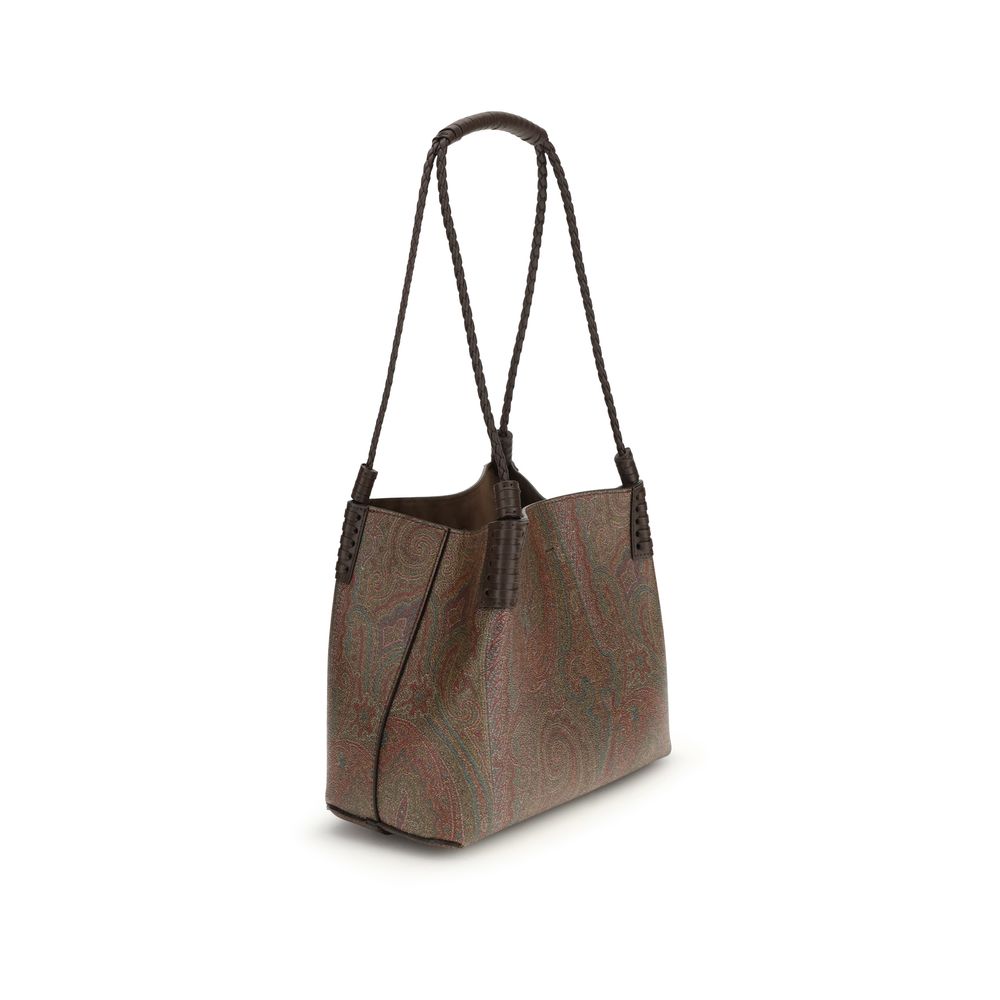 Etro Brown Pvc Shoulder Bag Etro