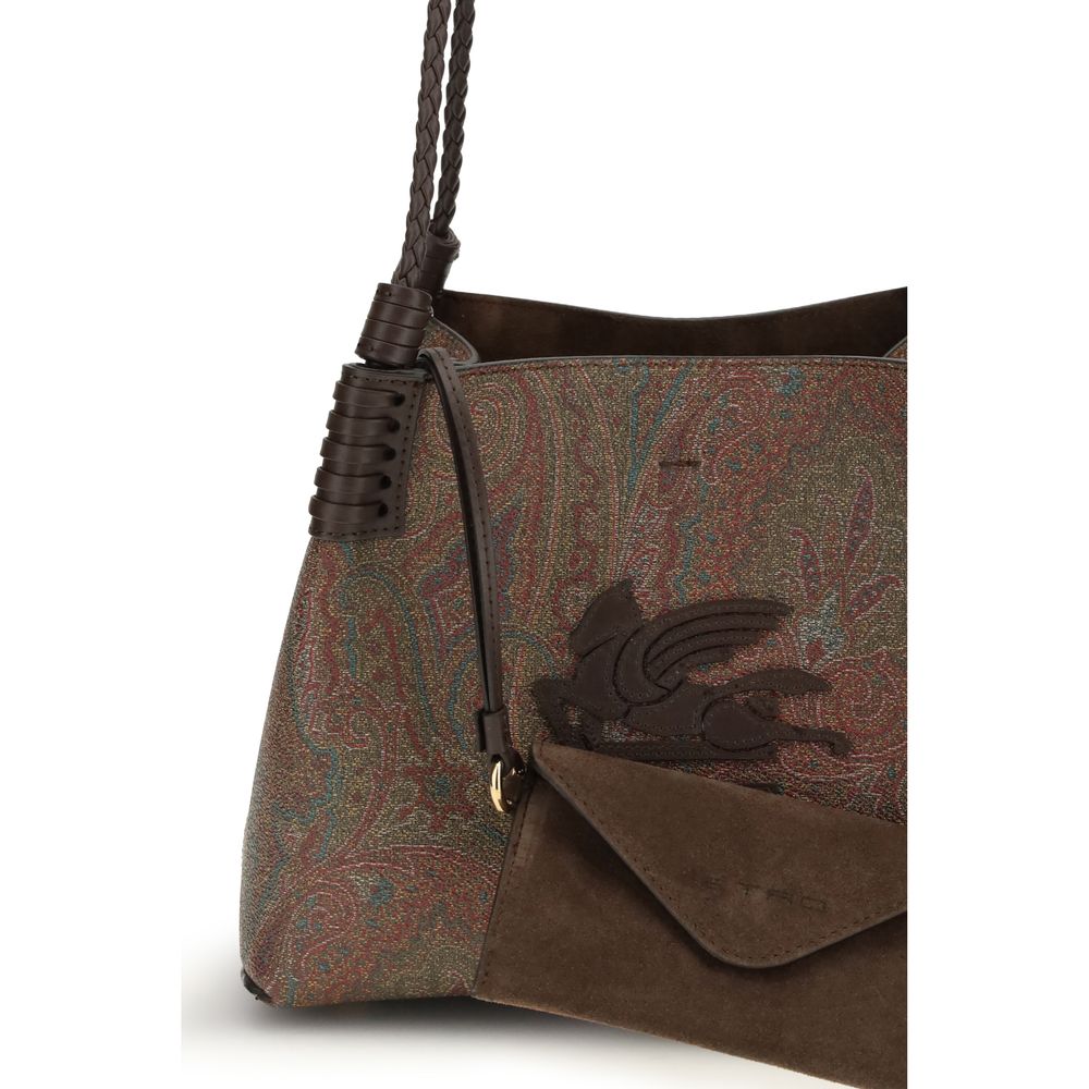 Etro Brown Pvc Shoulder Bag Etro