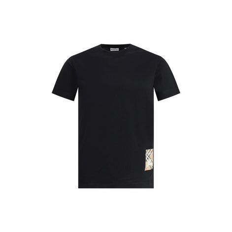 Burberry Black Cotton T-Shirt Burberry