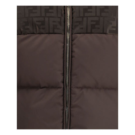 Fendi Brown Cotton Coat Fendi