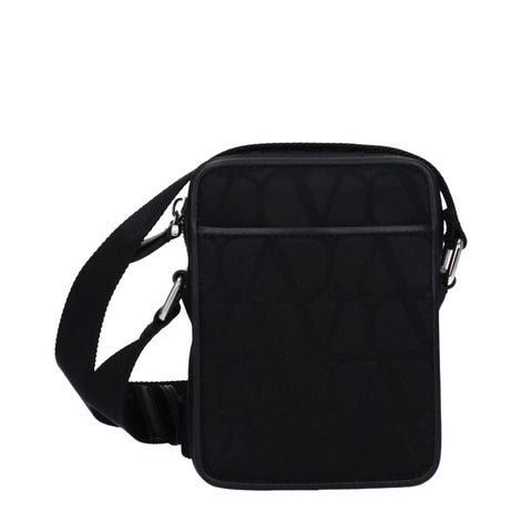 Valentino Garavani Black Fabric Crossbody Bag Valentino Garavani