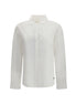 Max Mara White Cotton Dress Shirt Max Mara