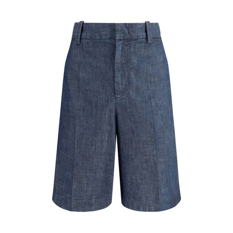 Jil Sander Blue Cotton Bermuda Shorts Jil Sander
