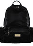 Dolce & Gabbana Black Nylon Backpack Dolce & Gabbana
