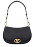 Valentino Garavani Black Leather Shoulder Bag Valentino Garavani