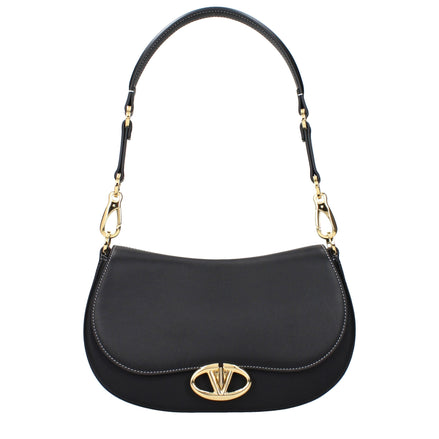 Valentino Garavani Black Leather Shoulder Bag Valentino Garavani