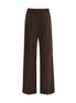 Max Mara Gray Polyester Casual Pants Max Mara