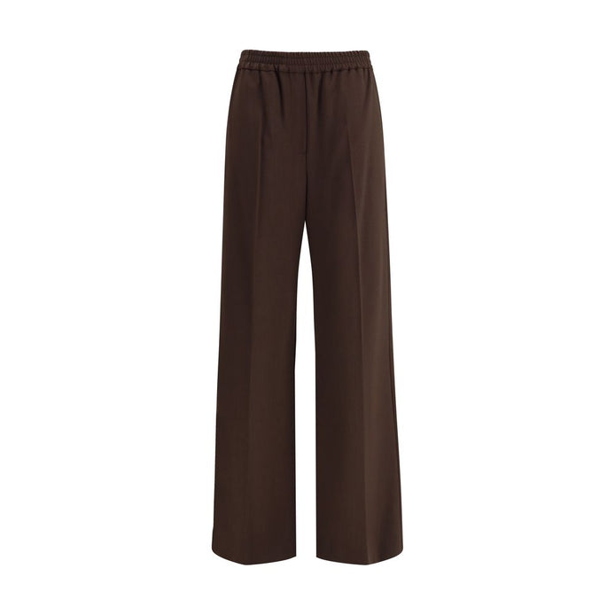 Max Mara Gray Polyester Casual Pants Max Mara