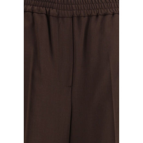 Max Mara Gray Polyester Casual Pants Max Mara