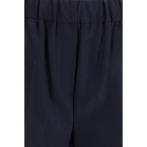 Max Mara Black Cotton Casual Pants Max Mara