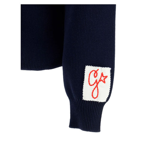 Golden Goose Blue Nylon Sweatshirt Golden Goose