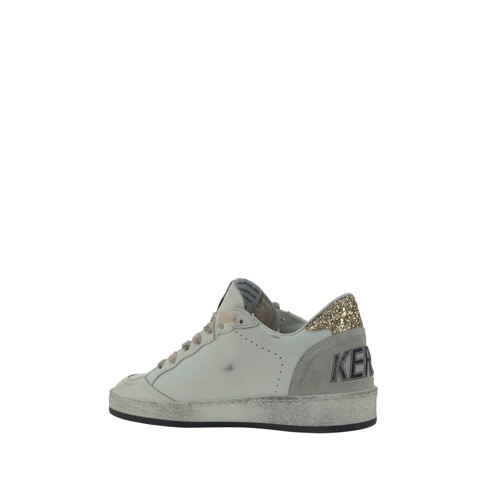 Golden Goose White Calf Leather Bos Taurus Low Top Sneakers Golden Goose