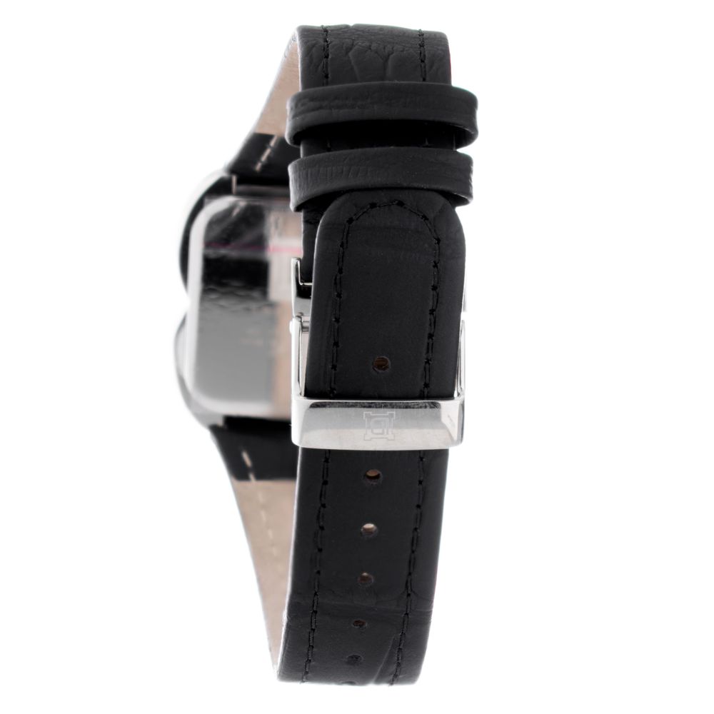 Laura Biagiotti Black Leather Dress Watch Laura Biagiotti