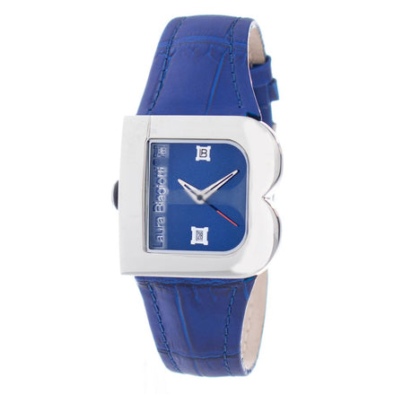 Laura Biagiotti Purple Leather Dress Watch Laura Biagiotti