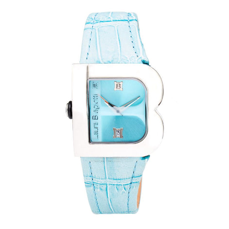 Laura Biagiotti Blue Leather Bracelet Watch Laura Biagiotti