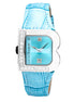 Laura Biagiotti Blue Leather Dress Watch Laura Biagiotti