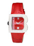 Laura Biagiotti Red Leather Dress Watch Laura Biagiotti