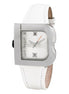 Laura Biagiotti White Leather Dress Watch Laura Biagiotti