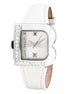 Laura Biagiotti White Leather Dress Watch Laura Biagiotti