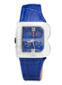Laura Biagiotti Blue Leather Bracelet Watch Laura Biagiotti