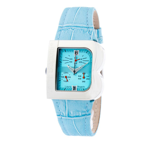 Laura Biagiotti Blue Leather Dress Watch Laura Biagiotti