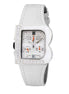 Laura Biagiotti White Leather Dress Watch Laura Biagiotti